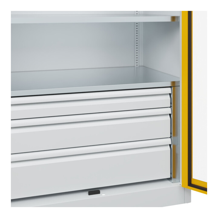 C+P Armoire à charges lourdes Acurado Pro 1950 x 1000 x 600 mm 7035/1004