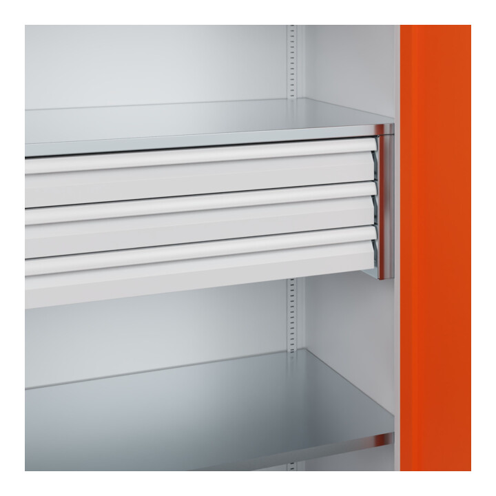 C+P Armoire à charges lourdes Acurado Pro 1950 x 1000 x 600 mm 7035/2004