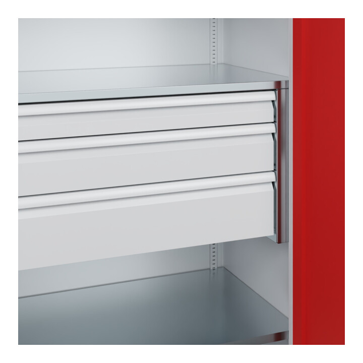 C+P Armoire à charges lourdes Acurado Pro 1950 x 1000 x 600 mm 7035/3000