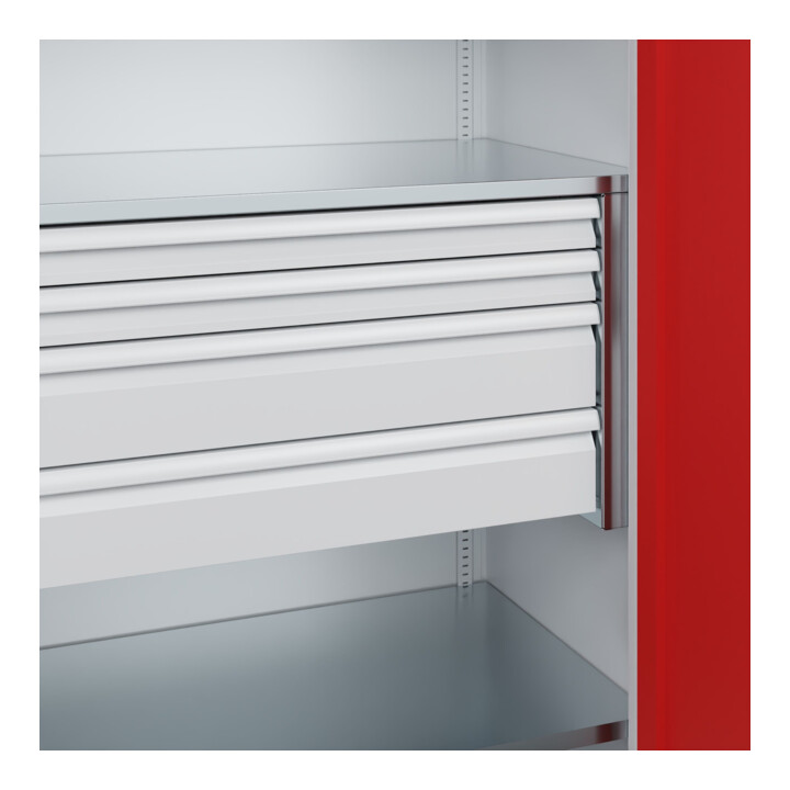 C+P Armoire à charges lourdes Acurado Pro 1950 x 1000 x 600 mm 7035/3000