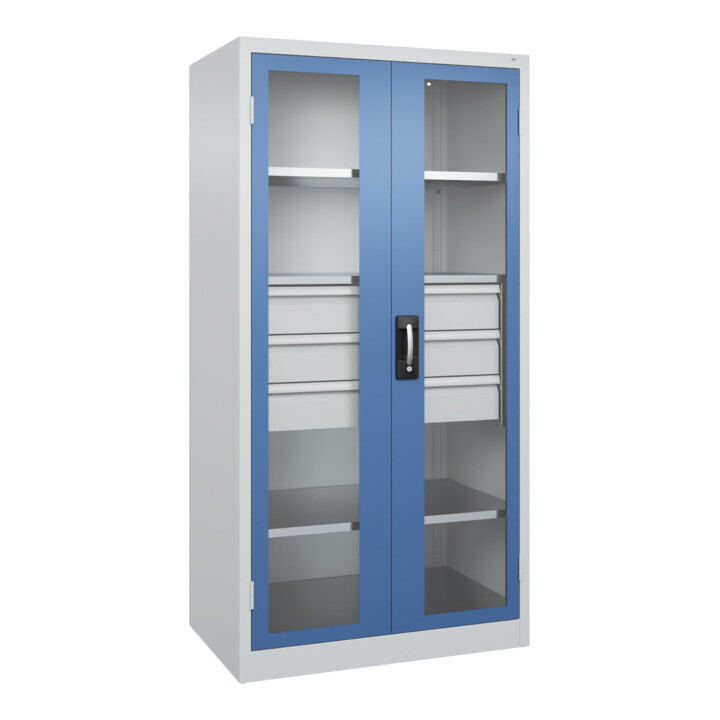 C+P Armoire à charges lourdes Acurado Pro 1950 x 1000 x 600 mm 7035/5023