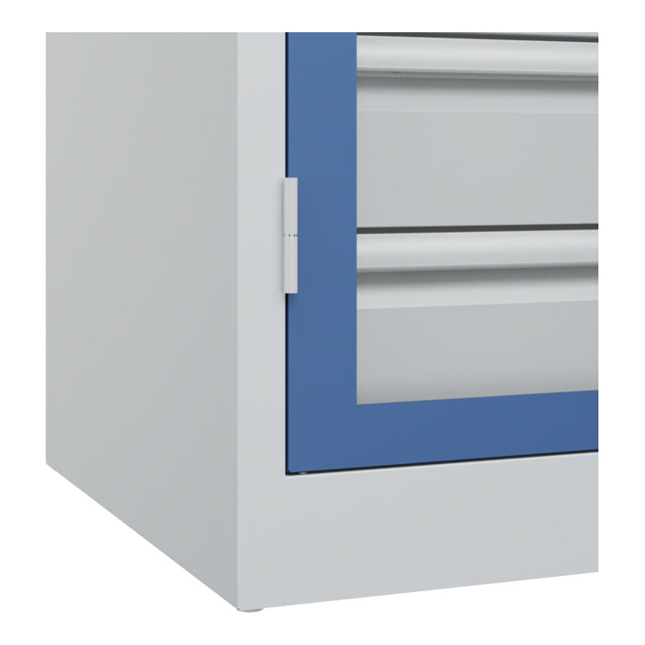 C+P Armoire à charges lourdes Acurado Pro 1950 x 1000 x 600 mm 7035/5023