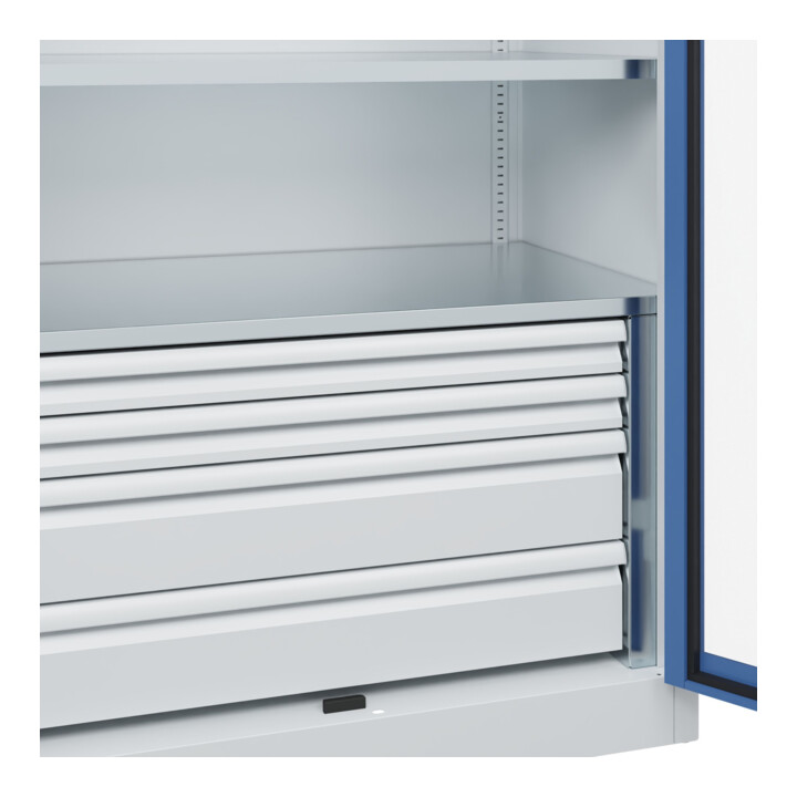 C+P Armoire à charges lourdes Acurado Pro 1950 x 1000 x 600 mm 7035/5023