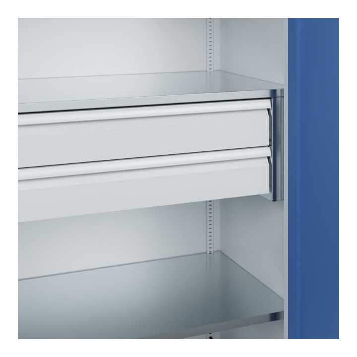 C+P Armoire à charges lourdes Acurado Pro 1950 x 1000 x 600 mm 7035/5023