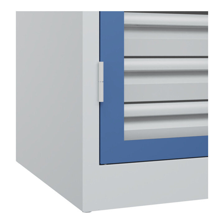 C+P Armoire à charges lourdes Acurado Pro 1950 x 1000 x 600 mm 7035/5023