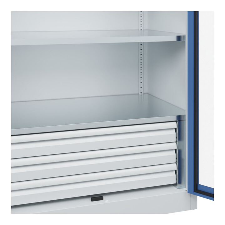 C+P Armoire à charges lourdes Acurado Pro 1950 x 1000 x 600 mm 7035/5023