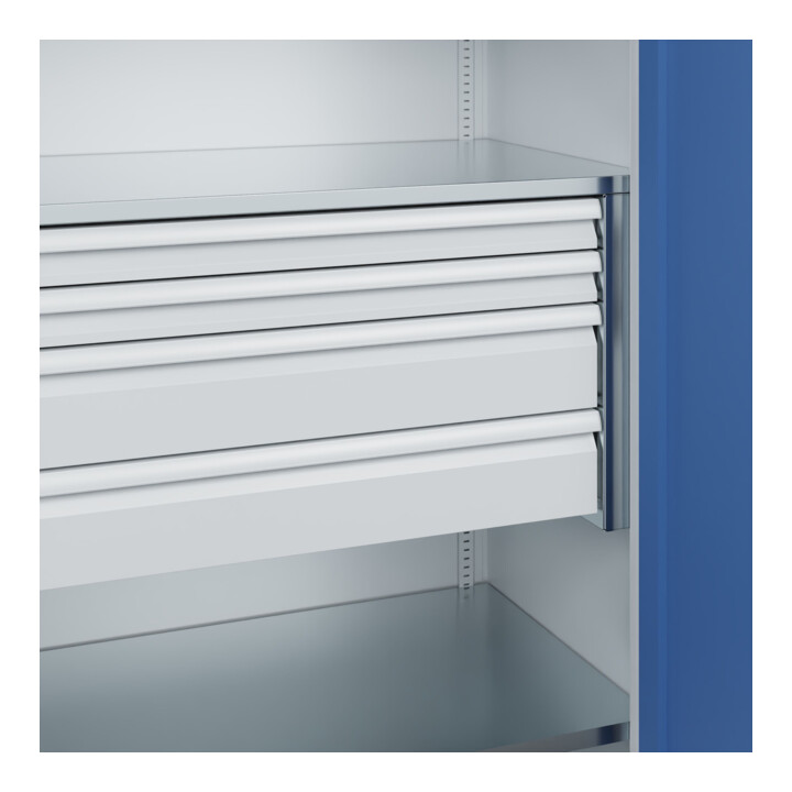 C+P Armoire à charges lourdes Acurado Pro 1950 x 1000 x 600 mm 7035/5023