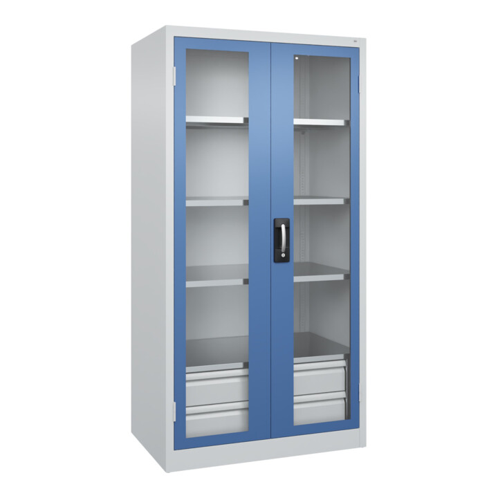 C+P Armoire à charges lourdes Acurado Pro 1950 x 1000 x 600 mm 7035/5023