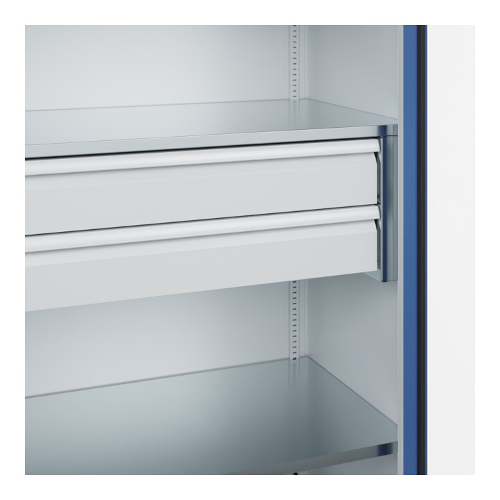C+P Armoire à charges lourdes Acurado Pro 1950 x 1000 x 600 mm 7035/5023