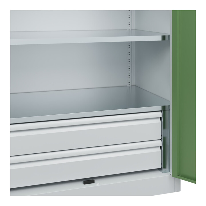 C+P Armoire à charges lourdes Acurado Pro 1950 x 1000 x 600 mm 7035/6011
