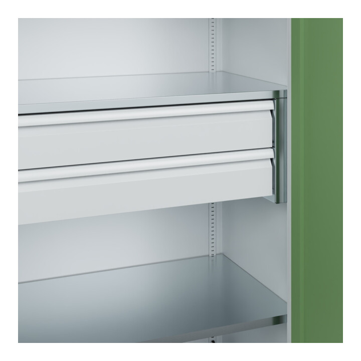 C+P Armoire à charges lourdes Acurado Pro 1950 x 1000 x 600 mm 7035/6011
