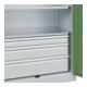 C+P Armoire à charges lourdes Acurado Pro 1950 x 1000 x 600 mm 7035/6011