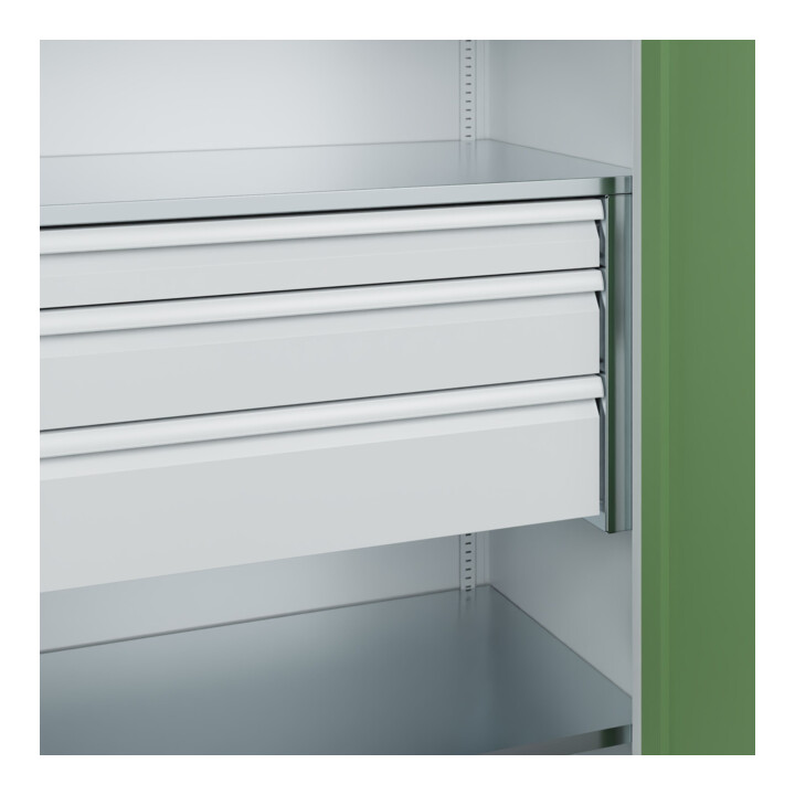 C+P Armoire à charges lourdes Acurado Pro 1950 x 1000 x 600 mm 7035/6011
