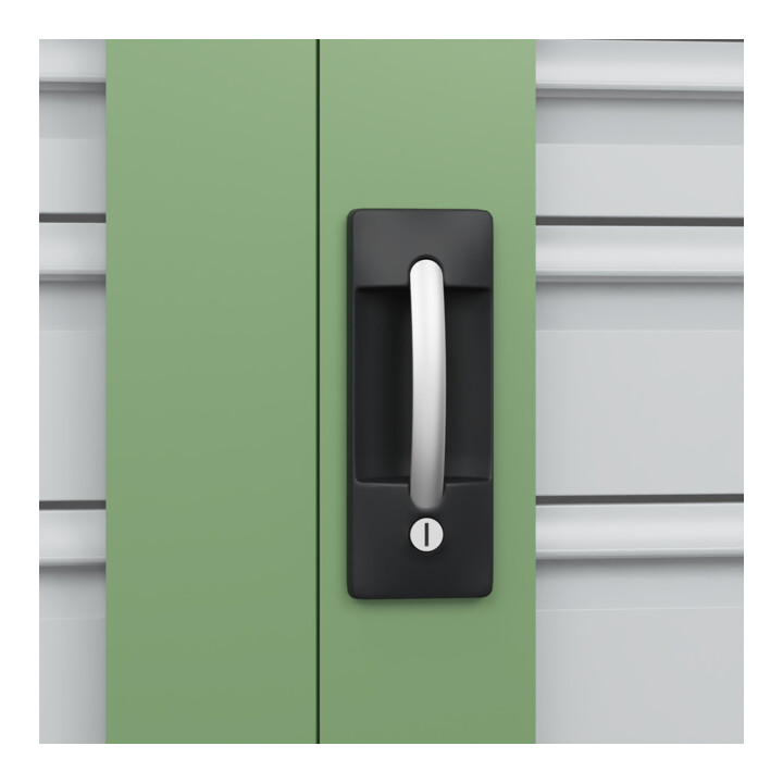 C+P Armoire à charges lourdes Acurado Pro 1950 x 1000 x 600 mm 7035/6011