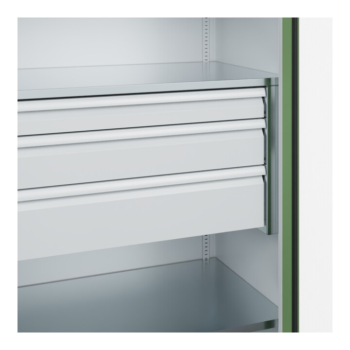C+P Armoire à charges lourdes Acurado Pro 1950 x 1000 x 600 mm 7035/6011