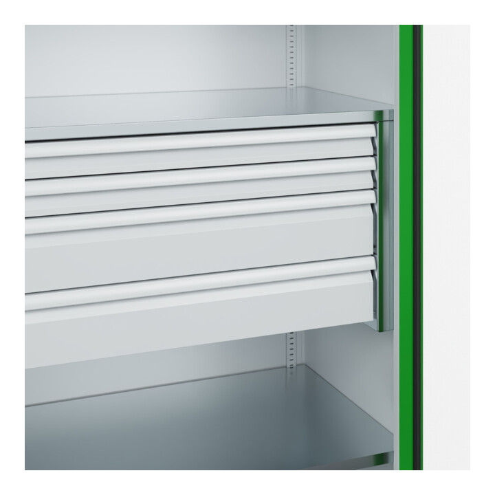 C+P Armoire à charges lourdes Acurado Pro 1950 x 1000 x 600 mm 7035/6037