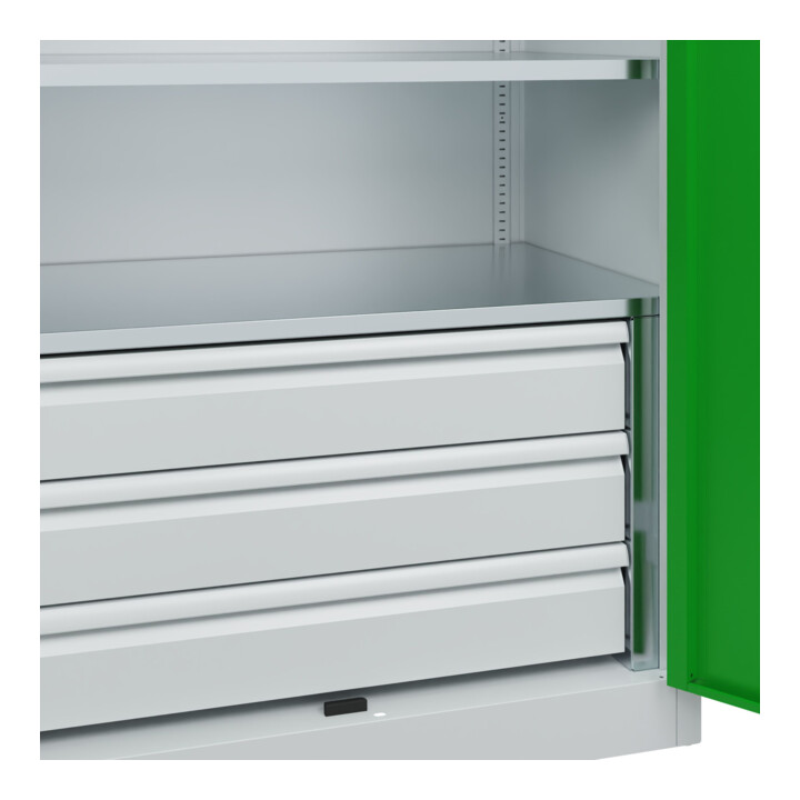 C+P Armoire à charges lourdes Acurado Pro 1950 x 1000 x 600 mm 7035/6037