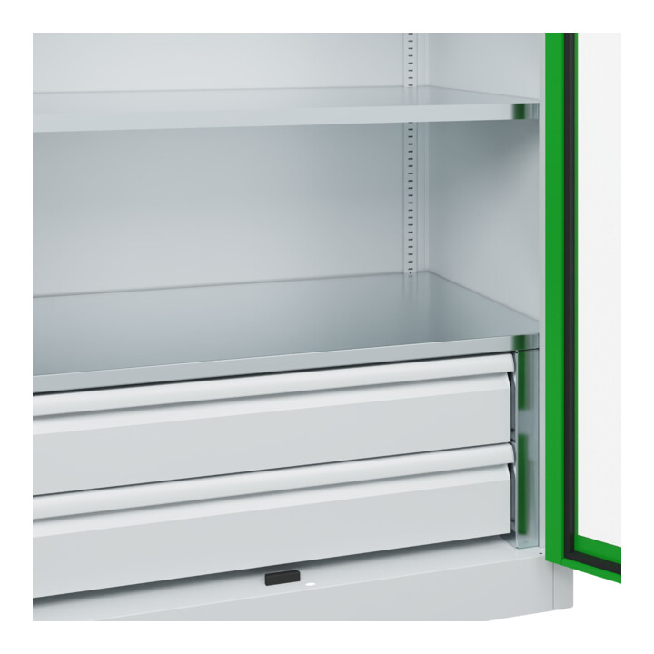 C+P Armoire à charges lourdes Acurado Pro 1950 x 1000 x 600 mm 7035/6037