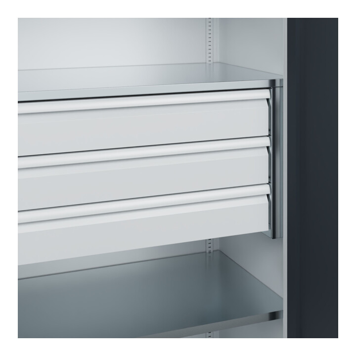 C+P Armoire à charges lourdes Acurado Pro 1950 x 1000 x 600 mm 7035/7016