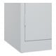 C+P Armoire à charges lourdes Acurado Pro 1950 x 1000 x 600 mm 7035/7035