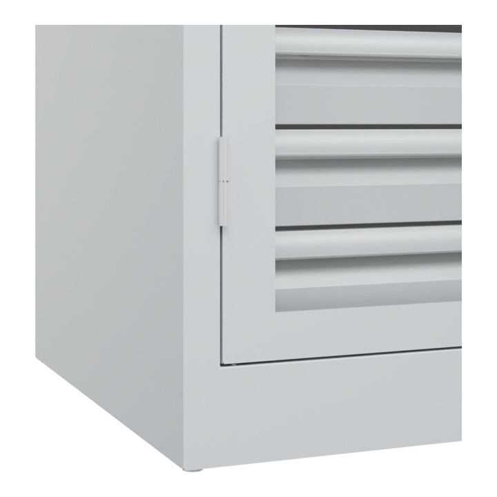 C+P Armoire à charges lourdes Acurado Pro 1950 x 1000 x 600 mm 7035/7035