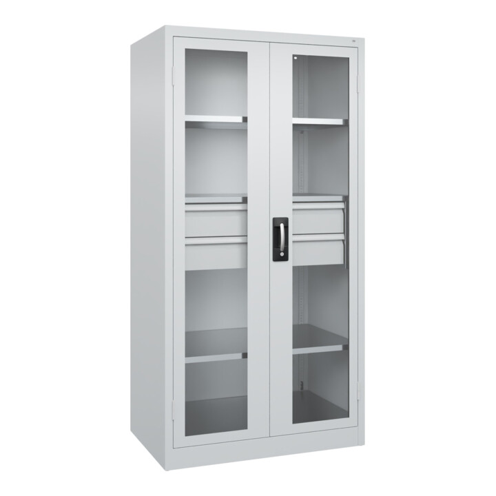 C+P Armoire à charges lourdes Acurado Pro 1950 x 1000 x 600 mm 7035/7035