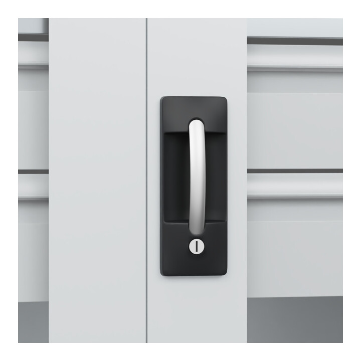 C+P Armoire à charges lourdes Acurado Pro 1950 x 1000 x 600 mm 7035/7035