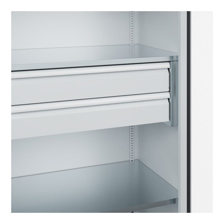 C+P Armoire à charges lourdes Acurado Pro 1950 x 1000 x 600 mm 7035/7035