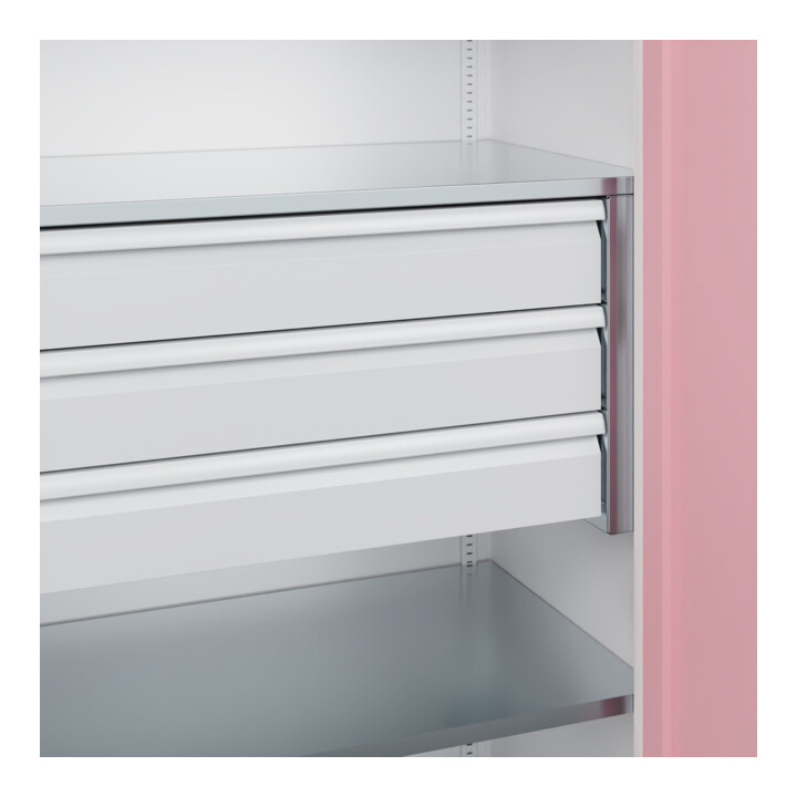 C+P Armoire à charges lourdes Acurado Pro 1950 x 1000 x 600 mm 9016/3015