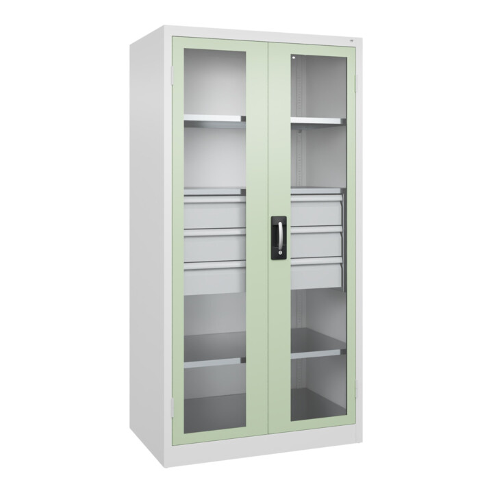 C+P Armoire à charges lourdes Acurado Pro 1950 x 1000 x 600 mm 9016/6019