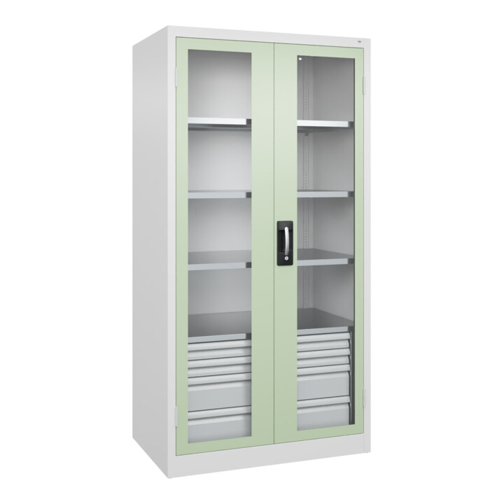 C+P Armoire à charges lourdes Acurado Pro 1950 x 1000 x 600 mm 9016/6019