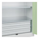 C+P Armoire à charges lourdes Acurado Pro 1950 x 1000 x 600 mm 9016/6019