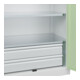 C+P Armoire à charges lourdes Acurado Pro 1950 x 1000 x 600 mm 9016/6019