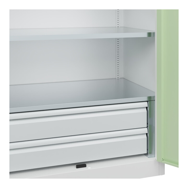 C+P Armoire à charges lourdes Acurado Pro 1950 x 1000 x 600 mm 9016/6019