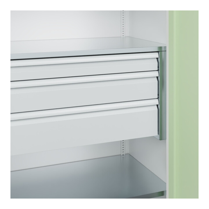 C+P Armoire à charges lourdes Acurado Pro 1950 x 1000 x 600 mm 9016/6019