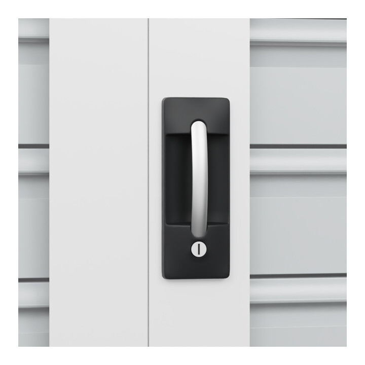 C+P Armoire à charges lourdes Acurado Pro 1950 x 1000 x 600 mm 9016/9016