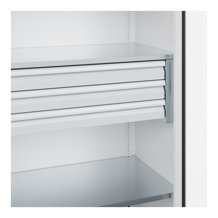 C+P Armoire à charges lourdes Acurado Pro 1950 x 1000 x 600 mm 9016/9016