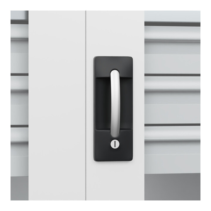 C+P Armoire à charges lourdes Acurado Pro 1950 x 1000 x 600 mm 9016/9016