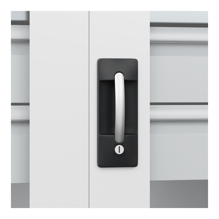 C+P Armoire à charges lourdes Acurado Pro 1950 x 1000 x 600 mm 9016/9016