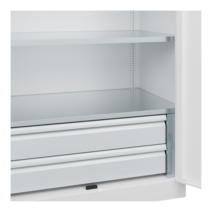 C+P Armoire à charges lourdes Acurado Pro 1950 x 1000 x 600 mm blanc