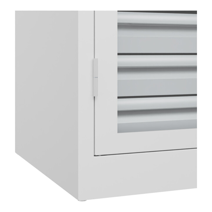 C+P Armoire à charges lourdes Acurado Pro 1950 x 1000 x 600 mm blanc