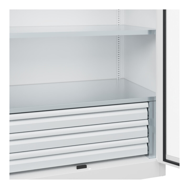 C+P Armoire à charges lourdes Acurado Pro 1950 x 1000 x 600 mm blanc