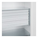 C+P Armoire à charges lourdes Acurado Pro 1950 x 1000 x 600 mm blanc