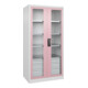 C+P Armoire à charges lourdes Acurado Pro 1950 x 1000 x 600 mm blanc/rose