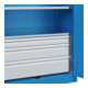 C+P Armoire à charges lourdes Acurado Pro 1950 × 1000 × 600 mm bleu