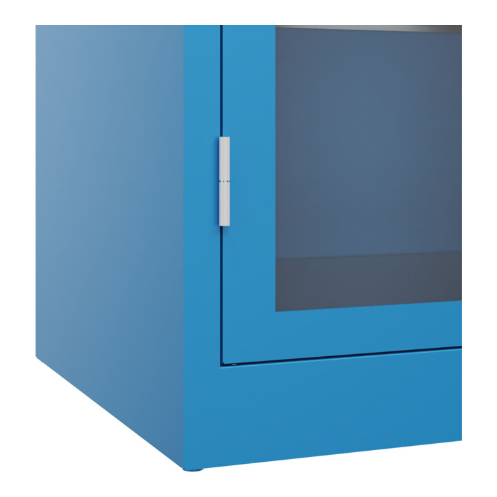 C+P Armoire à charges lourdes Acurado Pro 1950 × 1000 × 600 mm bleu