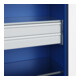 C+P Armoire à charges lourdes Acurado Pro 1950 × 1000 × 600 mm bleu