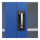 C+P Armoire à charges lourdes Acurado Pro 1950 × 1000 × 600 mm bleu