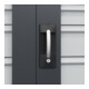 C+P Armoire à charges lourdes Acurado Pro 1950 x 1000 x 600 mm noir-gris