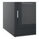 C+P Armoire à charges lourdes Acurado Pro 1950 x 1000 x 600 mm noir-gris